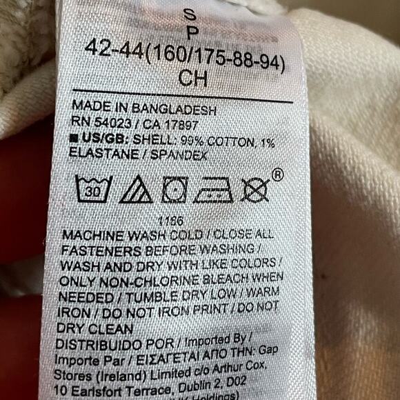 Banana Republic Ecru White denim utility cargo mini skirt size small - Picture 6 of 7